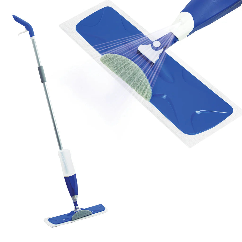 Floor Spray Mop with Reusable Microfiber Pad