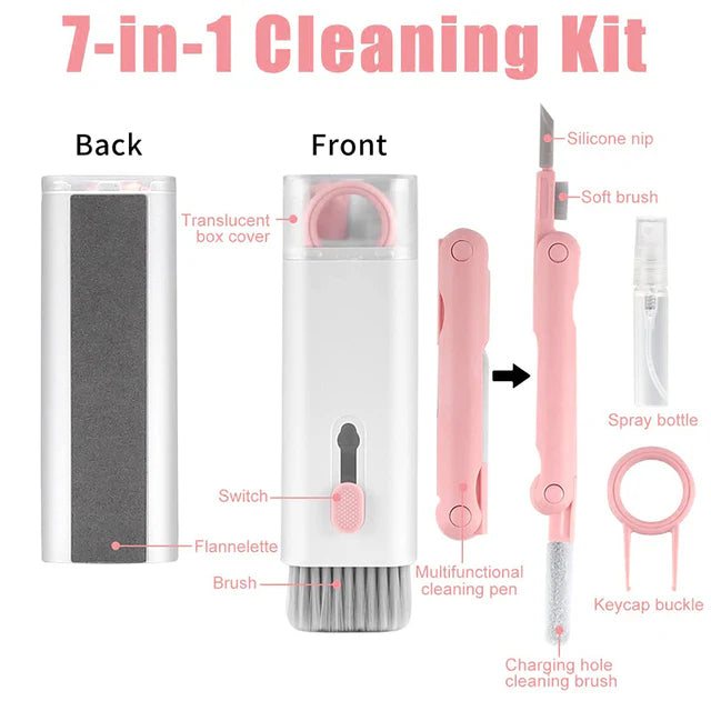 7-in-1 Multifunctional Tech Cleaning Kit