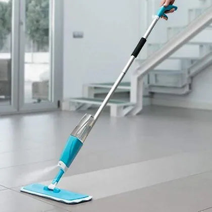 Floor Spray Mop with Reusable Microfiber Pad